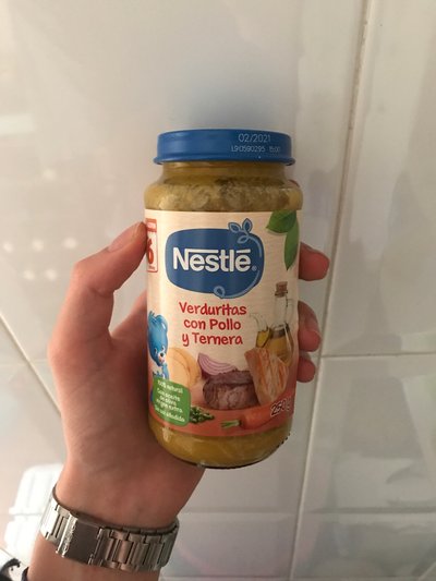 Puré de verduritas con pollo y ternera Puré de verduritas con pollo y ternera