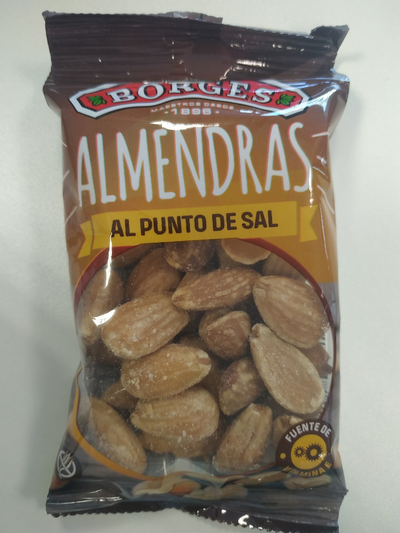 Almendras fritas con sal Almendras fritas con sal