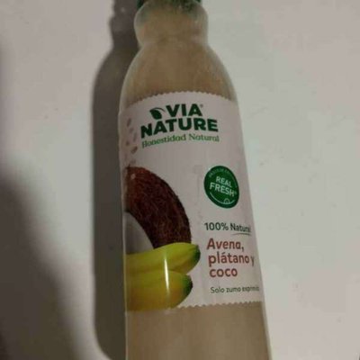 Bebida avena, plátano y cock Bebida avena, plátano y cock