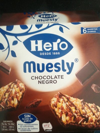 Barrita Muesly con chocolate negro Barrita Muesly con chocolate negro