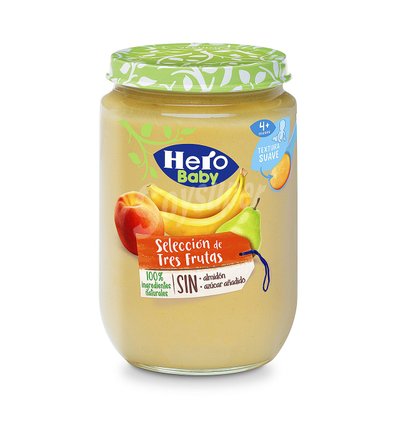 Hero Baby 3 Frutas 190 G Hero Baby 3 Frutas 190 G