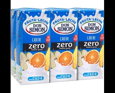 Fruta + Leche Caribe 6x200ml Fruta + Leche Caribe 6x200ml
