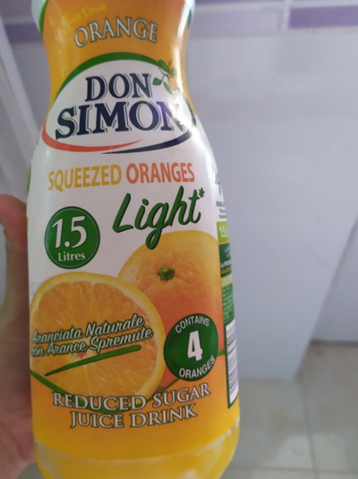 Zumo de naranja light Zumo de naranja light