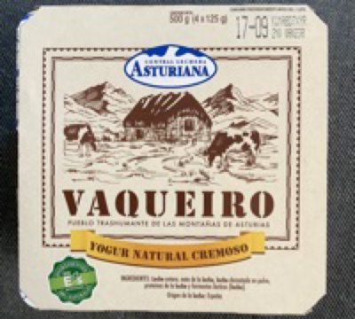 Yogur natural Vaqueiro Yogur natural Vaqueiro