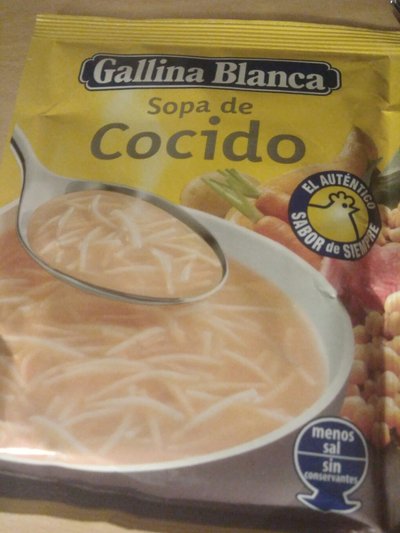 Sopa de cocido Sopa de cocido