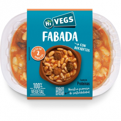 FABADA CON BOCADITOS Hi Vegs! 100% Vegetal FABADA CON BOCADITOS Hi Vegs! 100% Vegetal