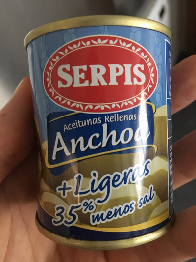 Aceitunas rellenas de anchoa Aceitunas rellenas de anchoa