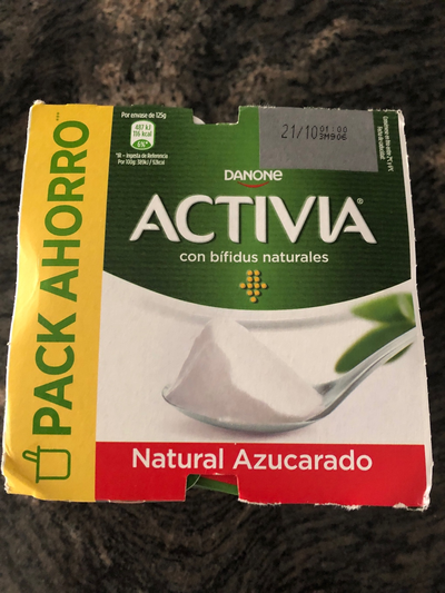 Activia natural azucarado Activia natural azucarado