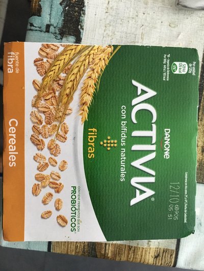 Activia fibras con cereales Activia fibras con cereales