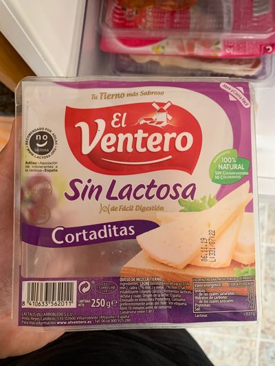 Queso tierno sin lactosa cortado Queso tierno sin lactosa cortado
