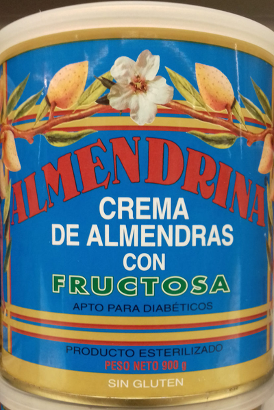 Crema De Almendras Con Fructosa Almendrina 900g Crema De Almendras Con Fructosa Almendrina 900g