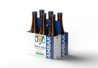 Cesta 6 Botellas De Ambar 0,0 Sin Gluten De 33cl Cesta 6 Botellas De Ambar 0,0 Sin Gluten De 33cl