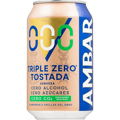 Lata Ambar 0,0 Tostada 33cl Lata Ambar 0,0 Tostada 33cl