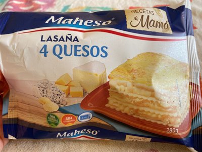 Lasaña de 4 quesos Lasaña de 4 quesos