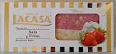 Turrón De Praliné Nata Y Fresa Turrón De Praliné Nata Y Fresa