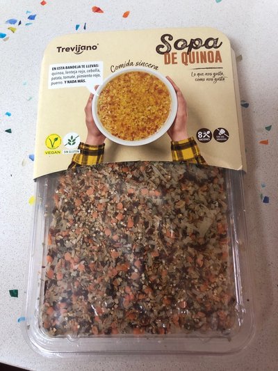 Sopa de quinoa