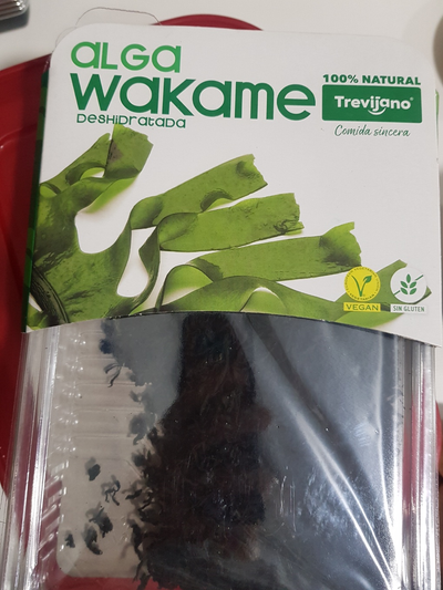 Alga wakame deshidratada Alga wakame deshidratada