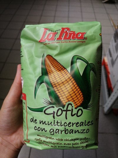 Gofio de multicereales con garbanzo Gofio de multicereales con garbanzo