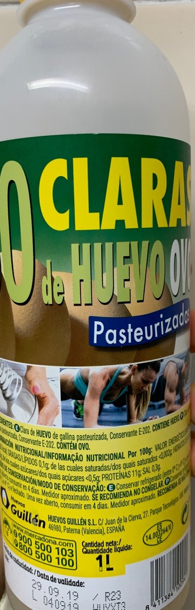 Claras de huevo Claras de huevo