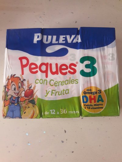 Leche Peques 3 cereales y fruta Leche Peques 3 cereales y fruta