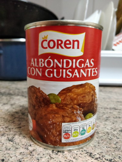 Albóndigas con guisantes Albóndigas con guisantes