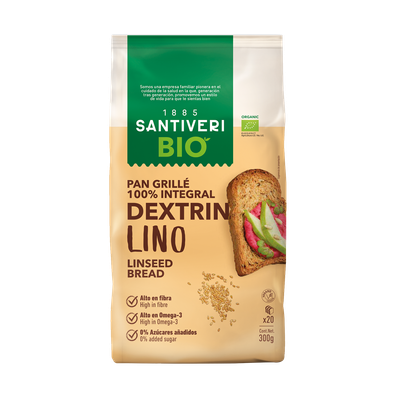 Pan tostado con semillas de lino Pan tostado con semillas de lino
