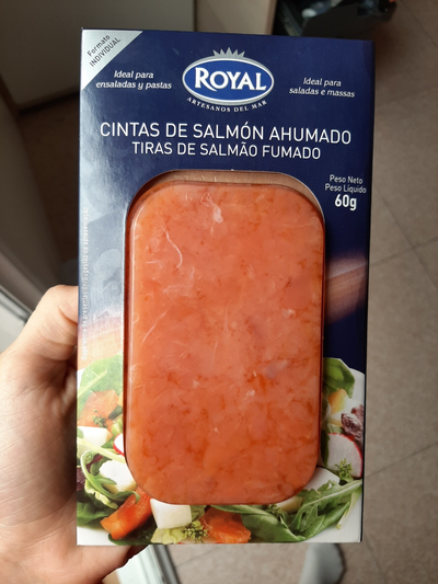 Cintas de salmón ahumado Cintas de salmón ahumado