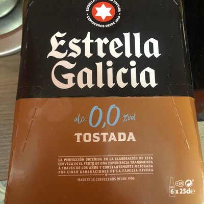 Estrella galicia 0,0 tostada Estrella galicia 0,0 tostada
