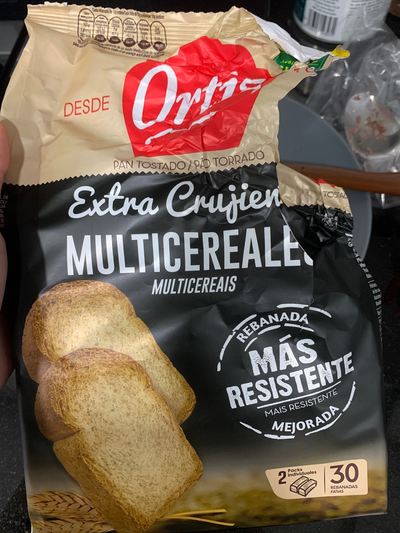 Pan tostado multicereales Pan tostado multicereales