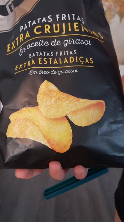 Patatas fritas en aceite de girasol Patatas fritas en aceite de girasol
