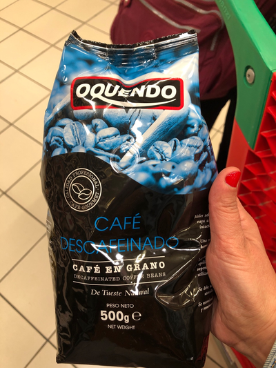 Café descafeinado en grano Café descafeinado en grano