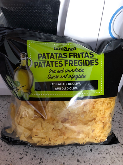 Patatas fritas sin sal añadida Patatas fritas sin sal añadida