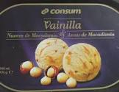 Helado De Vainilla Y Nueces De Macadamia Helado De Vainilla Y Nueces De Macadamia