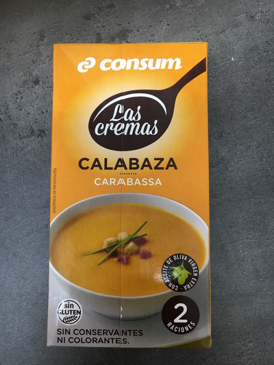 Crema de calabaza Crema de calabaza