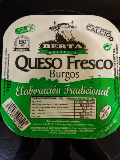 Queso fresco Burgos Queso fresco Burgos