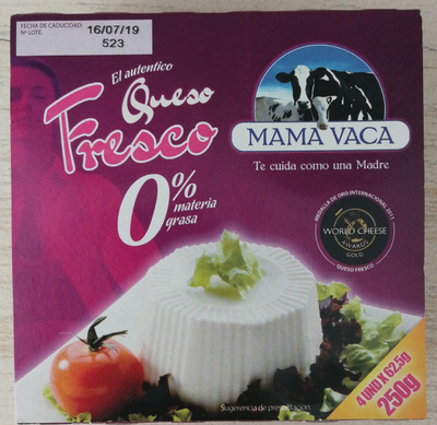Queso fresco 0% Queso fresco 0%