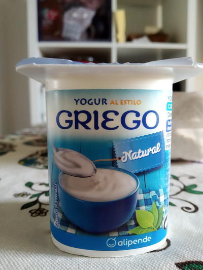 Yogur griego natural Yogur griego natural
