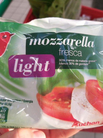 Mozzarella fresca light Mozzarella fresca light