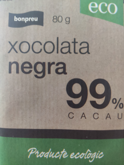 Chocolate negro 99% Chocolate negro 99%
