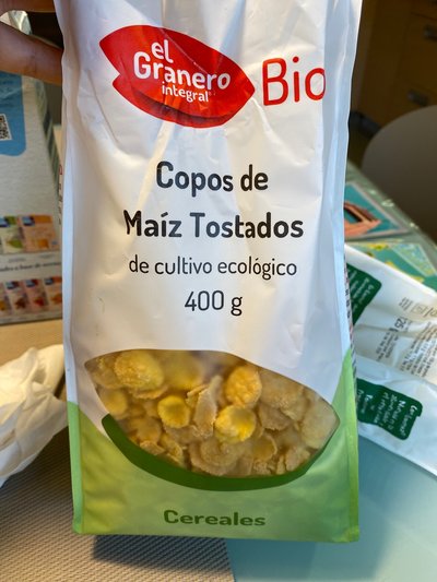 Copos de maíz tostados