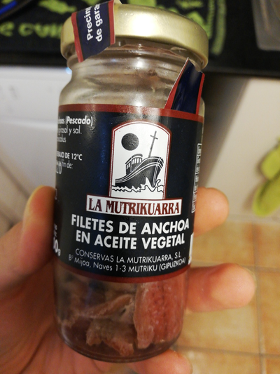 Filetes de anchoa en aceite vegetal. Filetes de anchoa en aceite vegetal.