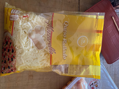 Mozzarella queso rallado Mozzarella queso rallado
