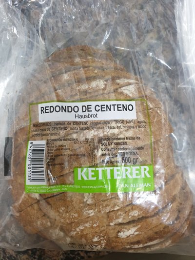 Pan redondo de centeno Pan redondo de centeno