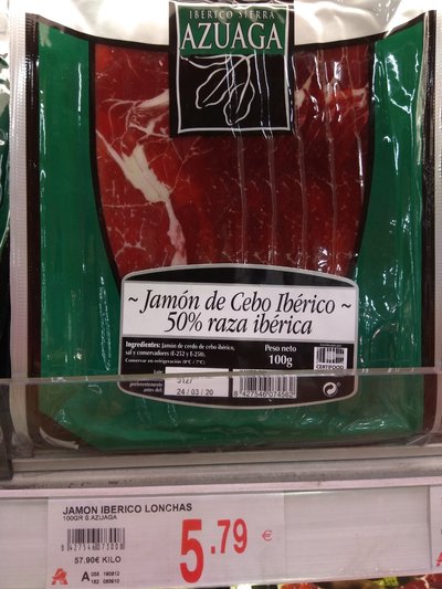 Jamón de cebo ibérico Jamón de cebo ibérico