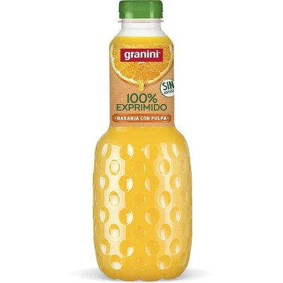 Zumo Naranja 100% Exprimido Con Pulpa Granini Pet 1L Zumo Naranja 100% Exprimido Con Pulpa Granini Pet 1L