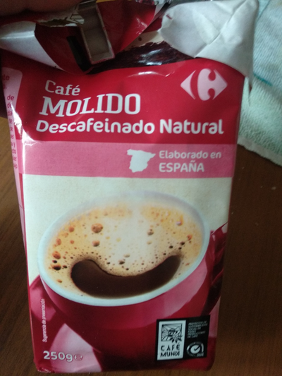 Café molido descafeinado natural Café molido descafeinado natural