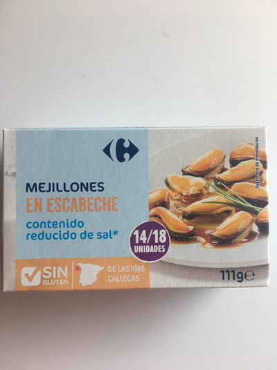 Mejillones en escabeche Mejillones en escabeche