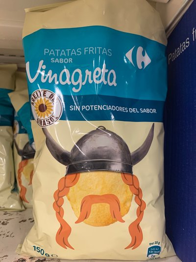 Patatas fritas sabor vinagreta Patatas fritas sabor vinagreta