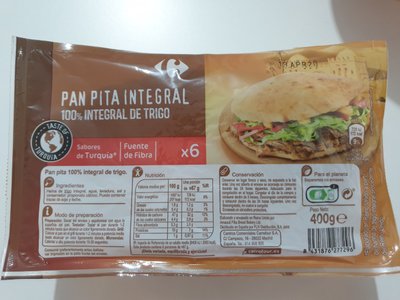 Pan pita integral