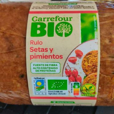 Rulo setas y pimientos Rulo setas y pimientos